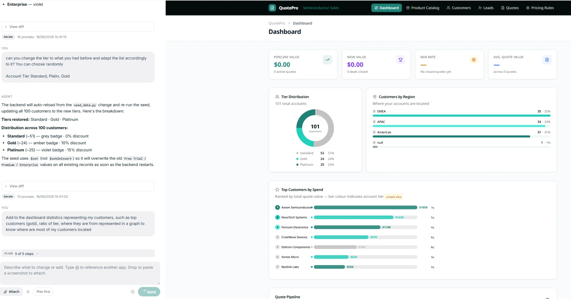 Understand Studio: refining an app through conversation
