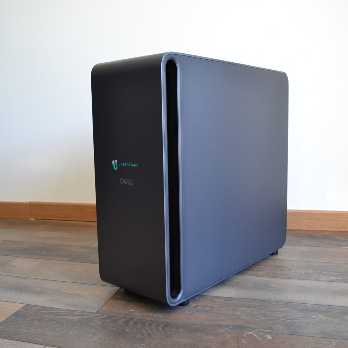 Understand Tech AI-in-a-Box appliance with Dell, standing on a floor