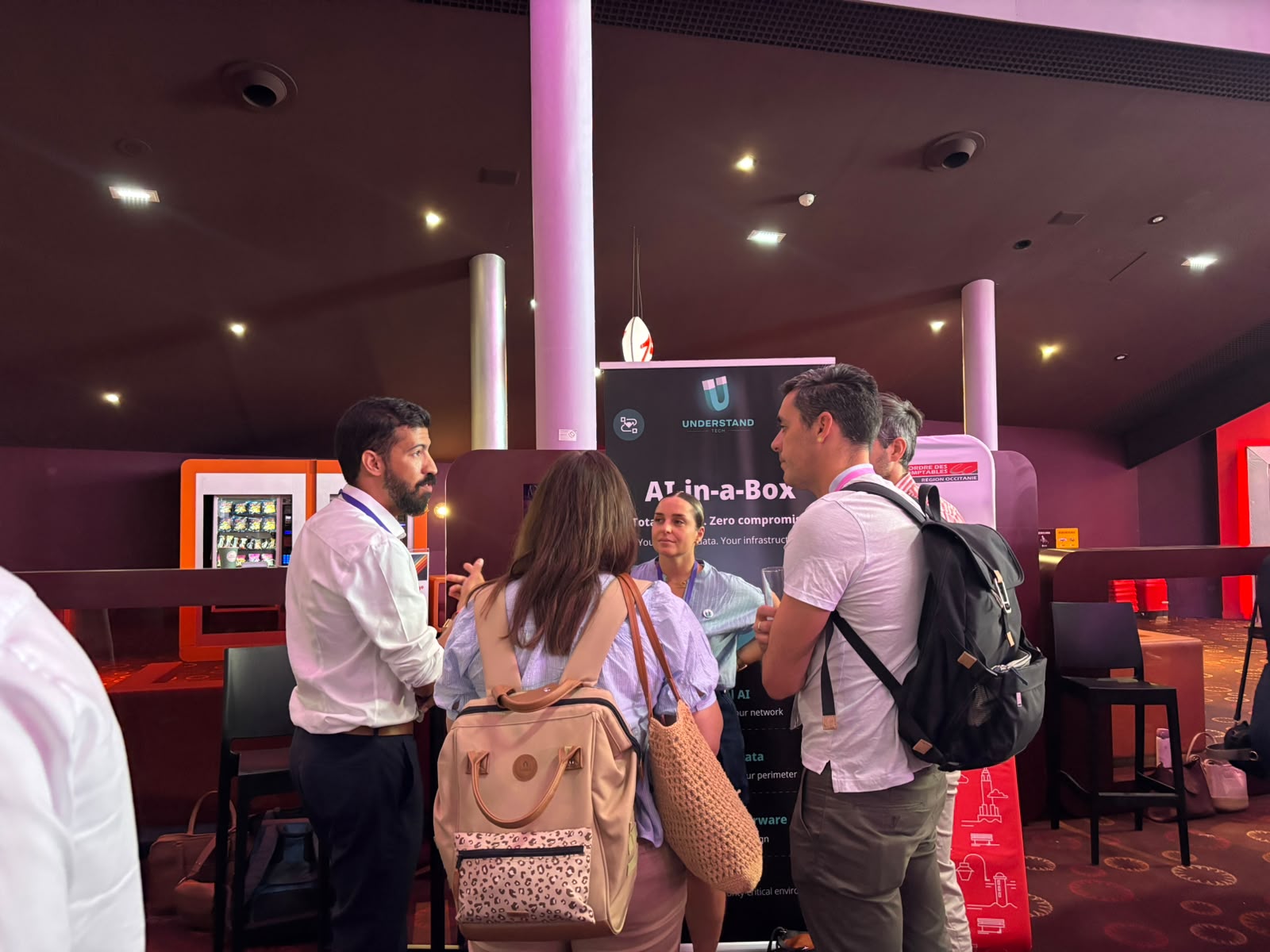 AI-in-a-Box booth at Cap Expert 360